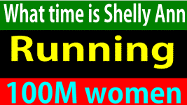 what time is shelly ann running at tokyo