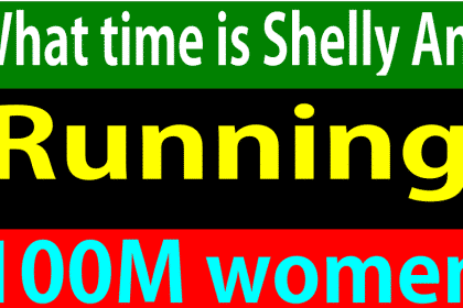 what time is shelly ann running at tokyo