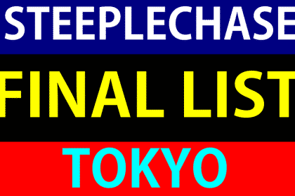 tokyo 2020 steeplechase final list