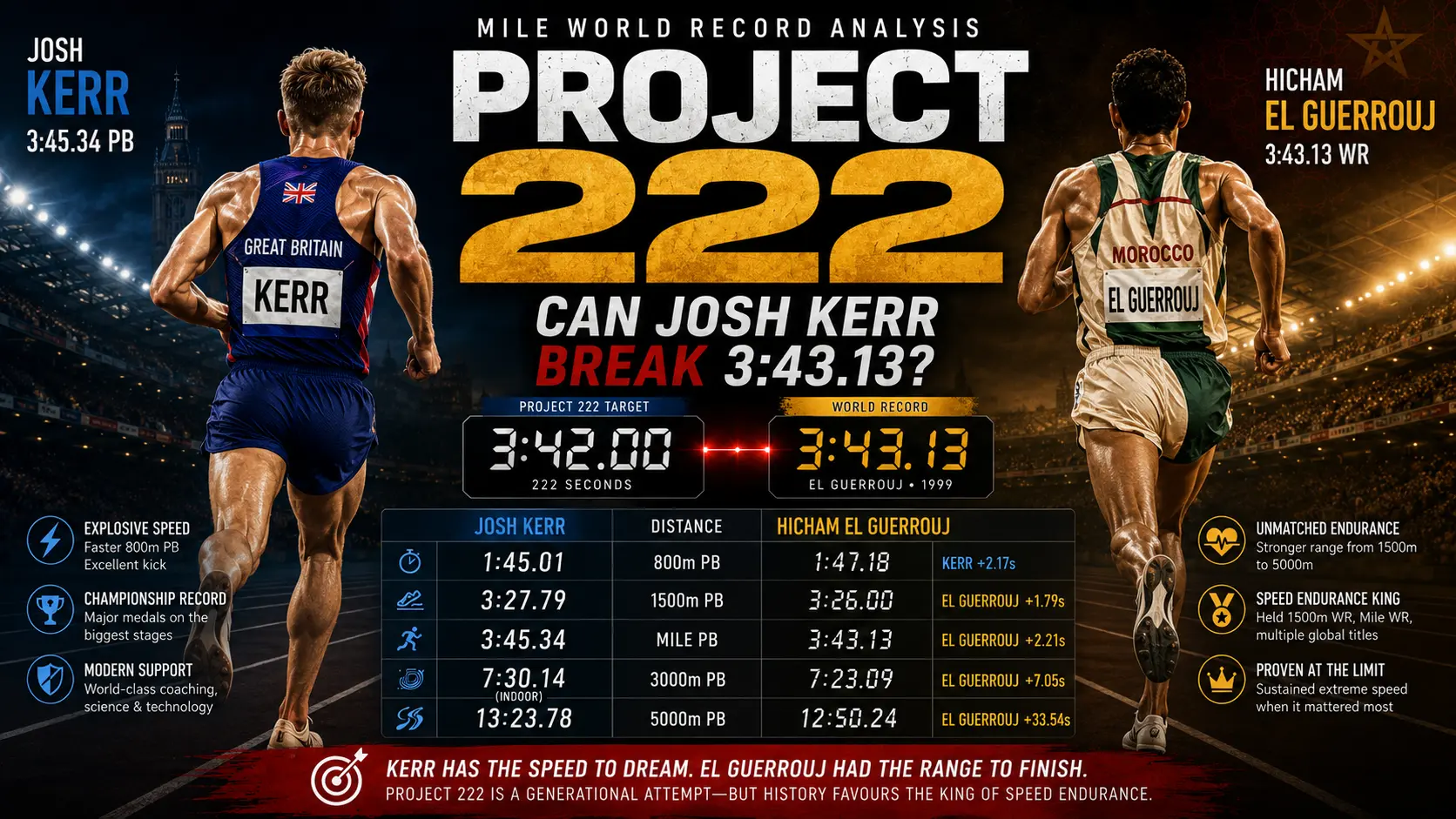 Josh Kerr Project 222 Mile World Record Analysis